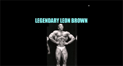 Desktop Screenshot of legendaryleonbrown.com